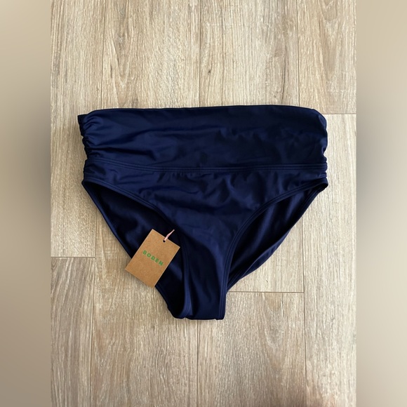 NWT Boden Women’s Classic Fold Bikini Bottoms French Navy - Size 4 - Picture 2 of 9